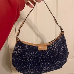 Floral stitching Tommy Hilfiger denim purse